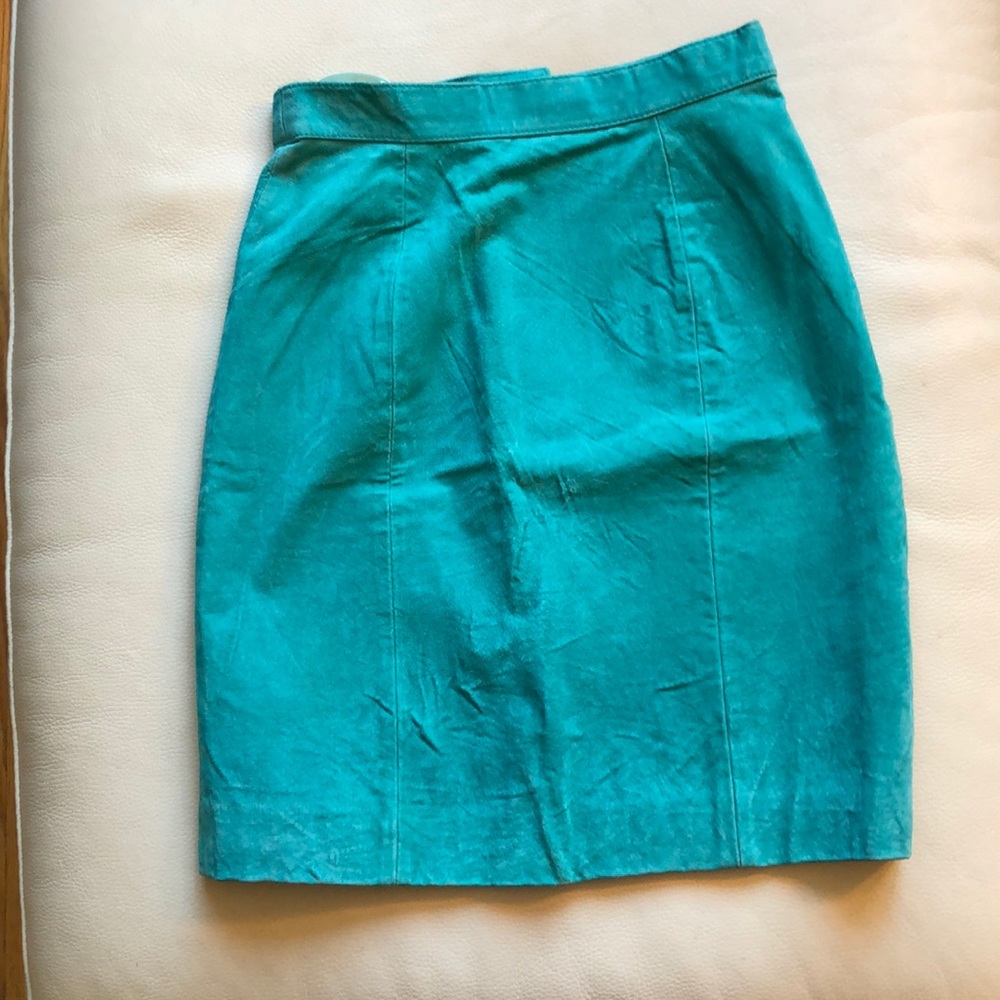 Capezio Teal Pencil Skirt